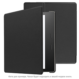 Чехол для Amazon Kindle Oasis 7 (2017), Oasis 7 (2019) кожаный Nova-06 черный