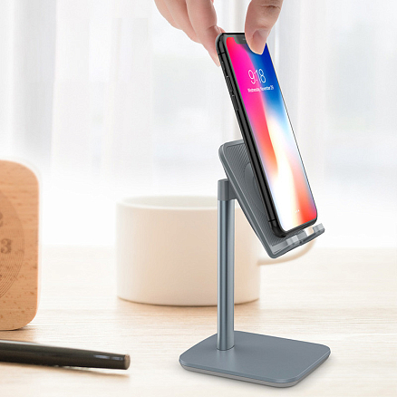 Подставка для телефона или планшета до 10 дюймов SeenDa AS015 темно-серая