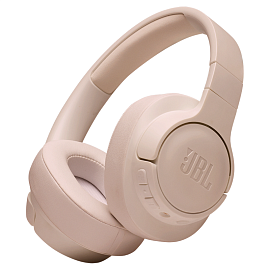 Наушники беспроводные Bluetooth JBL Tune 710BT полноразмерные с микрофоном складные бежевые