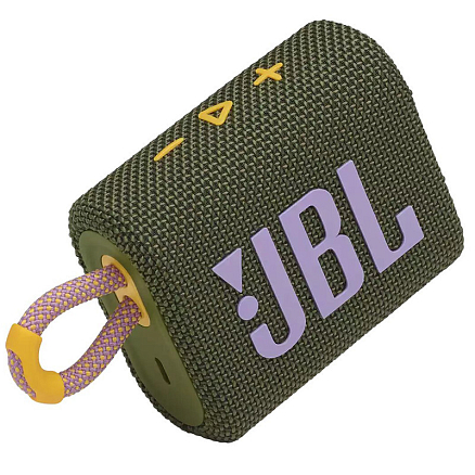 Портативная колонка JBL Go 3 с защитой от воды хаки