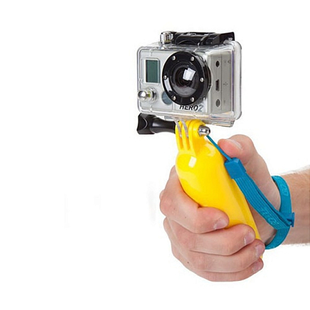 Монопод для экшн-камер GoPro, Sony, SJCAM, Aee Nova-D1183 желтый