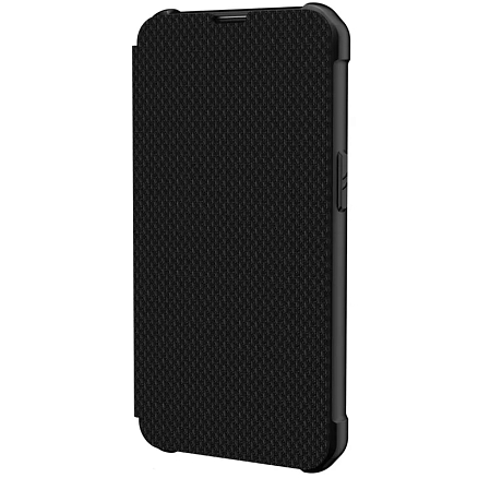 Чехол для iPhone 13 Pro гибридный для экстремальной защиты - книжка Urban Armor Gear UAG Metropolis Kevlar черный