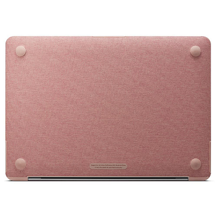 Чехол для Apple MacBook Air 13 (2018-2019) A1932, (2020) А2179 пластиковый Spigen SGP Thin Fit розовый