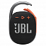Портативная колонка JBL Clip 4 с защитой от воды черно-оранжевая