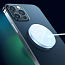 Беспроводная магнитная зарядка MagSafe для iPhone 15W Usams US-CD155 белая