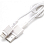 Кабель USB - Lightning для зарядки iPhone 1 м 3A плетеный Digitalpart LC-306 белый