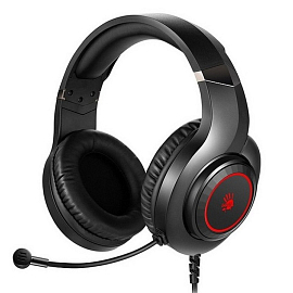 Наушники A4Tech Bloody G220S полноразмерные с микрофоном игровые черные