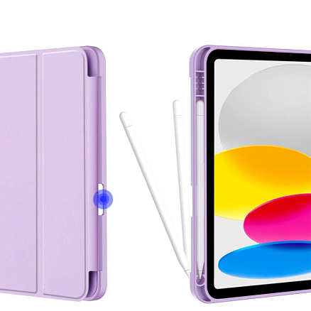 Чехол для iPad 10.9 2022 книжка Tech-Protect SC Pen сиреневый