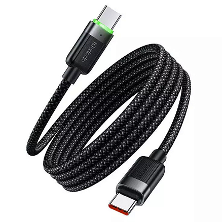 Кабель McDodo CA-2000 USB Type-C - USB Type-C (1.2 м, черный)