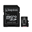 Карта памяти Kingston Canvas Select Plus MicroSDXC 64Gb UHS-I U1 V10 100 Мб/с с адаптером SD