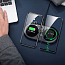 Беспроводная зарядка 2-в-1 для телефона и AirPods Baseus Simple (быстрая зарядка) прозрачная
