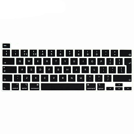 Накладка на клавиатуру защитная для Apple MacBook Pro 16 Touch Bar A2141 EU (русские буквы) черная
