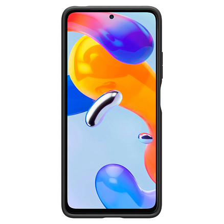 Чехол для Xiaomi Redmi Note 11 Pro, 11 Pro 5G гелевый Spigen Liquid Air матовый черный