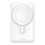 Внешний аккумулятор Baseus Magnetic Bracket с беспроводной зарядкой MagSafe 10000мАч (USB, Type-C, ток 3А, быстрая зарядка QC, PD, 20Вт) белый