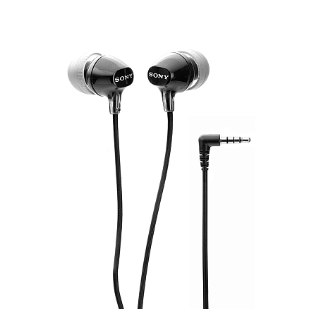 Наушники Sony MDR-EX14AP вакуумные с микрофоном и пультом черные