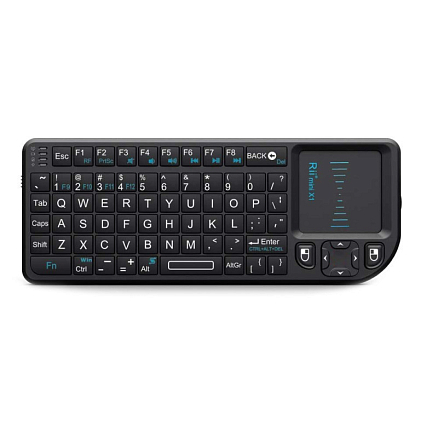 Клавиатура беспроводная мини для Smart TV, Android TV, компьютера, планшета с тачпадом Rii Mini x1