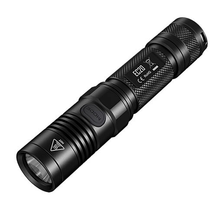 Фонарь светодиодный туристический Cree XM-L2 T6 960 лм Nitecore EC20 водонепроницаемый