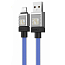 Кабель USB - Lightning для зарядки iPhone 2 м 2.4A Baseus CoolPlay CAKW000503 синий
