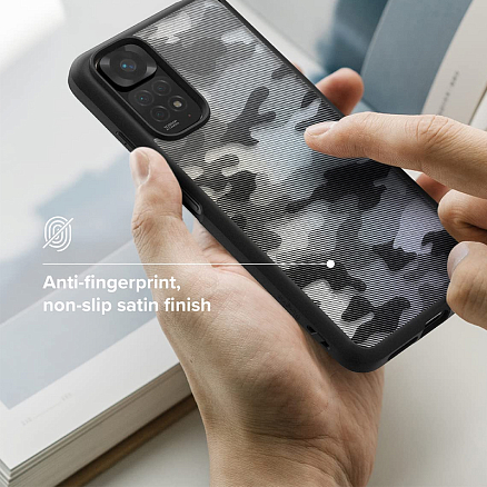 Чехол для Xiaomi Redmi Note 11, 11S гибридный Ringke Fusion камуфляжный матовый