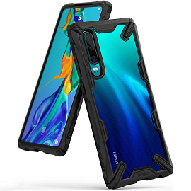 Чехол для Huawei P30 гибридный Ringke Fusion X черный