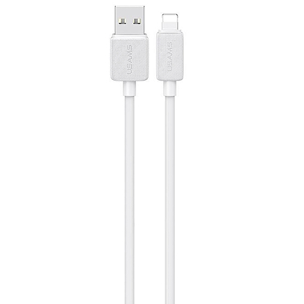 Кабель USB - Lightning для зарядки iPhone 1 м 2.4A Usams US-SJ689 белый