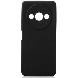Чехол для Xiaomi Redmi A3 силиконовый Color Soft Touch черный