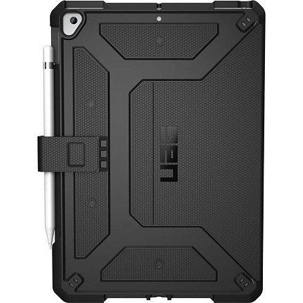 Чехол для iPad 10.2, 10.2 2020 гибридный для экстремальной защиты - книжка Urban Armor Gear UAG Metropolis черный