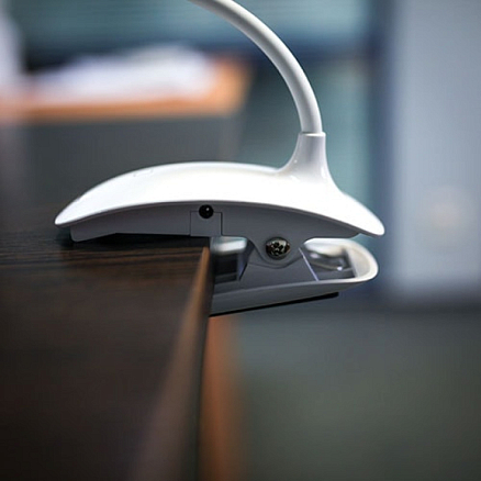 Лампа для чтения светодиодная с прищепкой Remax Milk белая