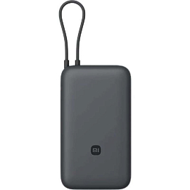 Внешний аккумулятор Xiaomi BHR9740GL с встроенным кабелем Type-C 20000мАч (USB, Type-C, 22.5 Вт) темно-серый