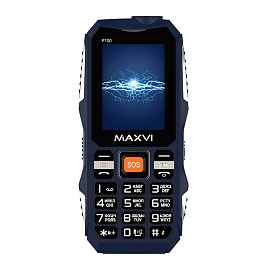Мобильный телефон Maxvi P100 с аккумулятором на 5500 мАч синий