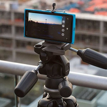 Зажим универсальный для телефона 65 - 100 мм на монопод для селфи