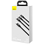 Кабель USB - Lightning, MicroUSB, Type-C 1,5 м 20W Baseus Rapid Series черный