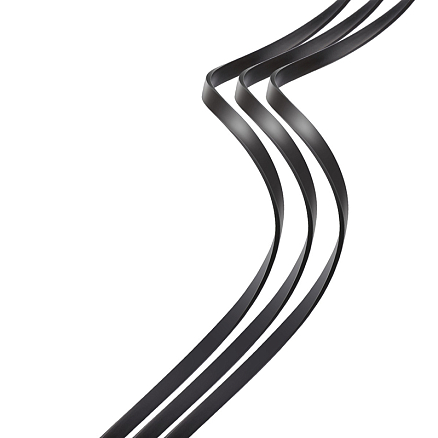 Кабель USB - MicroUSB, Lightning, Type-C для зарядки 1,2 м 3.5А плоский Baseus Little Octopus черный