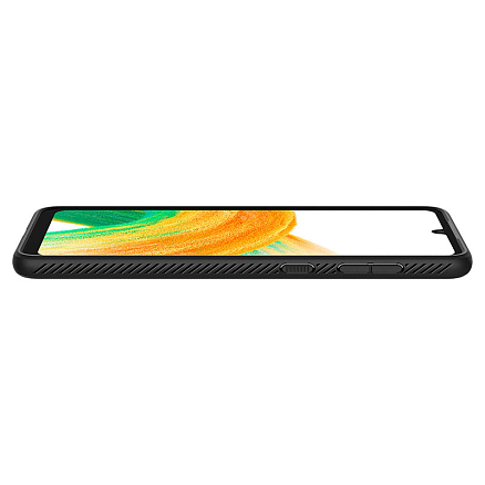 Чехол для Samsung Galaxy A33 5G гелевый Spigen Liquid Air матовый черный