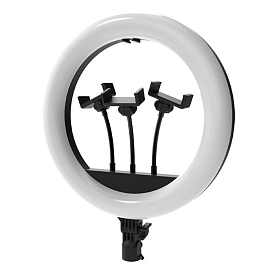 Кольцевая лампа диаметром 36 см Ritmix RRL-360 черная