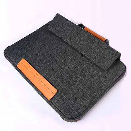 Сумка для ноутбука до 15,4 дюйма с подставкой WiWU Smart Stand серая