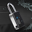 Замок биометрический по отпечатку пальца портативный WiWU Smart Lock FL-S3 черный