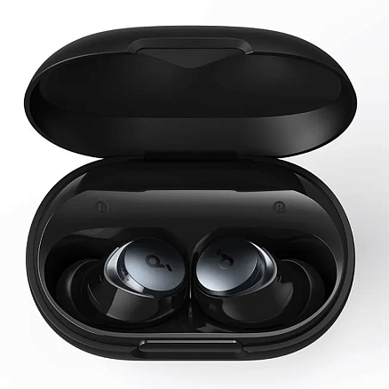Наушники TWS беспроводные Anker SoundCore Space A40 вакуумные с микрофоном черные