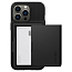 Чехол для iPhone 13 Pro гибридный со слотом для карты Spigen Slim Armor CS черный
