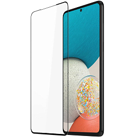 Защитное стекло для Samsung Galaxy A73 на весь экран противоударное Dux Ducis 9D черное
