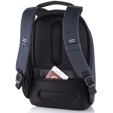 Рюкзак XD Design Bobby Hero Small с отделением для ноутбука до 13,3 дюйма и USB портом антивор синий