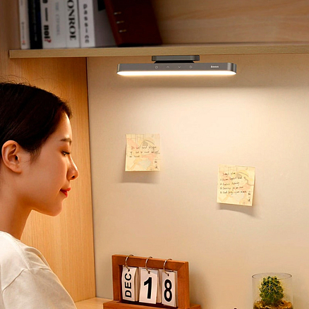 Светильник-ночник магнитный Baseus Magnetic Stepless Dimming темно-серый