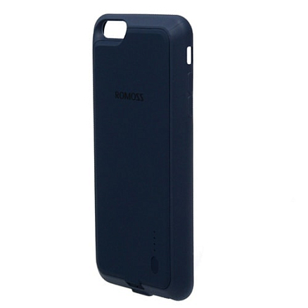 Чехол-аккумулятор для iPhone 6 Plus, 6S Plus Romoss EnCase 2800mAh ультратонкий темно-синий