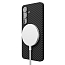 Чехол для Samsung Galaxy S25 кевларовый тонкий VLP Kevlar MagSafe черный
