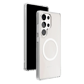 Чехол для Samsung Galaxy S25 Ultra гибридный VLP LITE Air MagSafe прозрачный