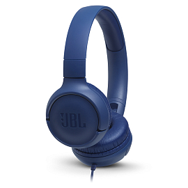 Наушники JBL Tune 500 накладные с микрофоном складные синие