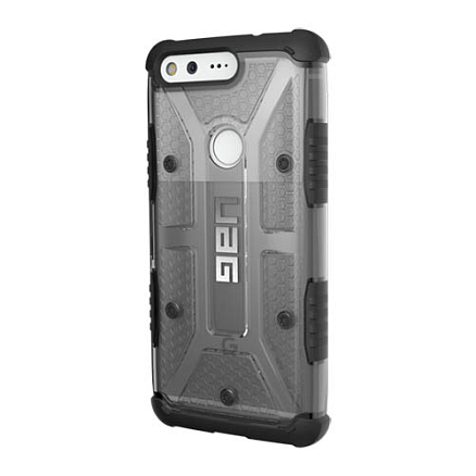 Чехол для Google Pixel, HTC Sailfish гибридный для экстремальной защиты Urban Armor Gear UAG Plasma серый