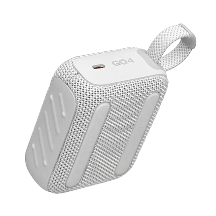 Портативная колонка JBL Go 4 с защитой от воды белая