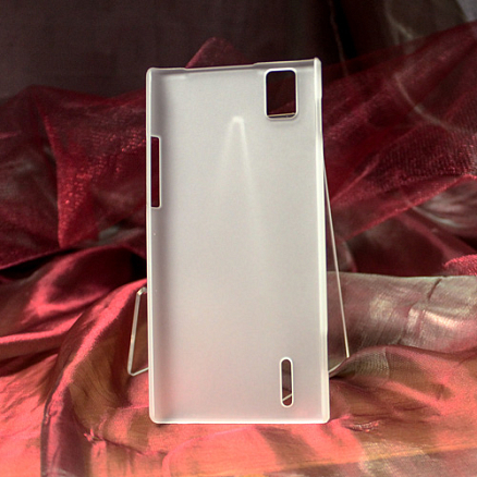 Чехол для Huawei Ascend P2 пластиковый, белый