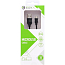 Кабель USB - MicroUSB для зарядки 1 м 2.1A Digitalpart MC-60 черный